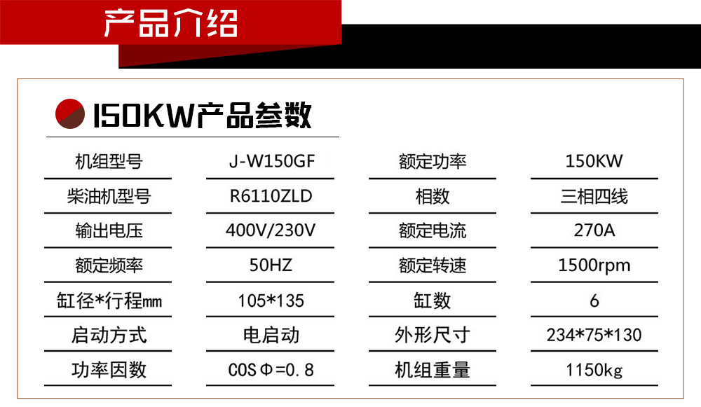150kw参数